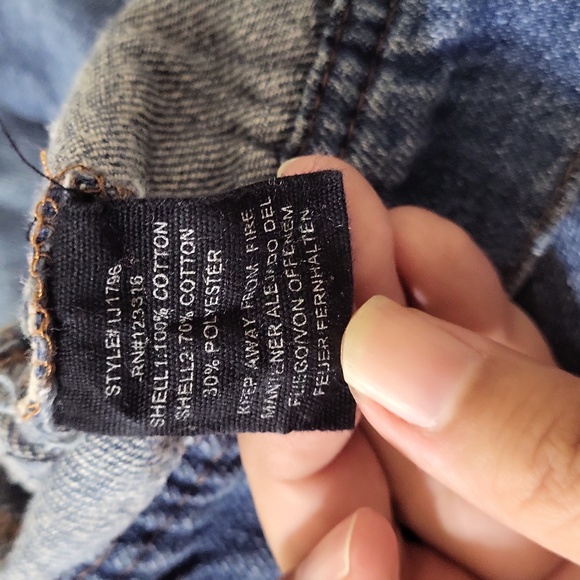 Denim Button-Down Jacket - Picture 8 of 8